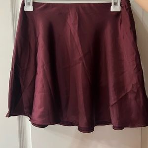 Forever 21 satin skirt